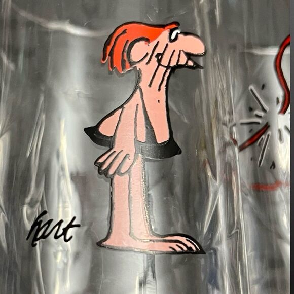 Arby's BC Ice Age Collector Series Glasses Vintage Set of 2 Ant Eater - Picture 3 of 6